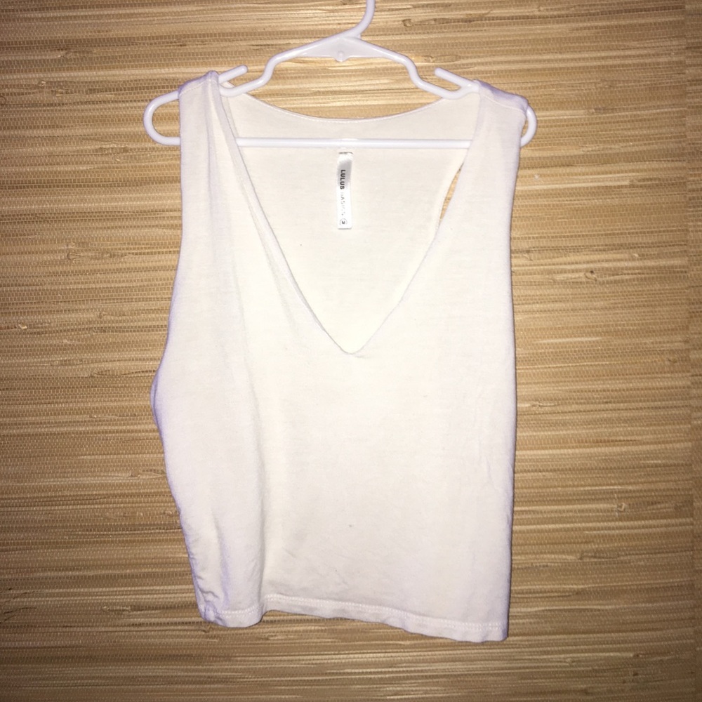 White halter top